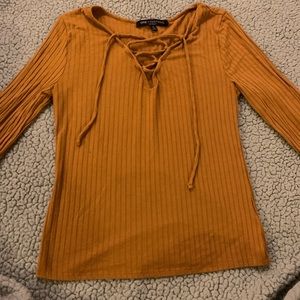 Burnt orange long sleeve